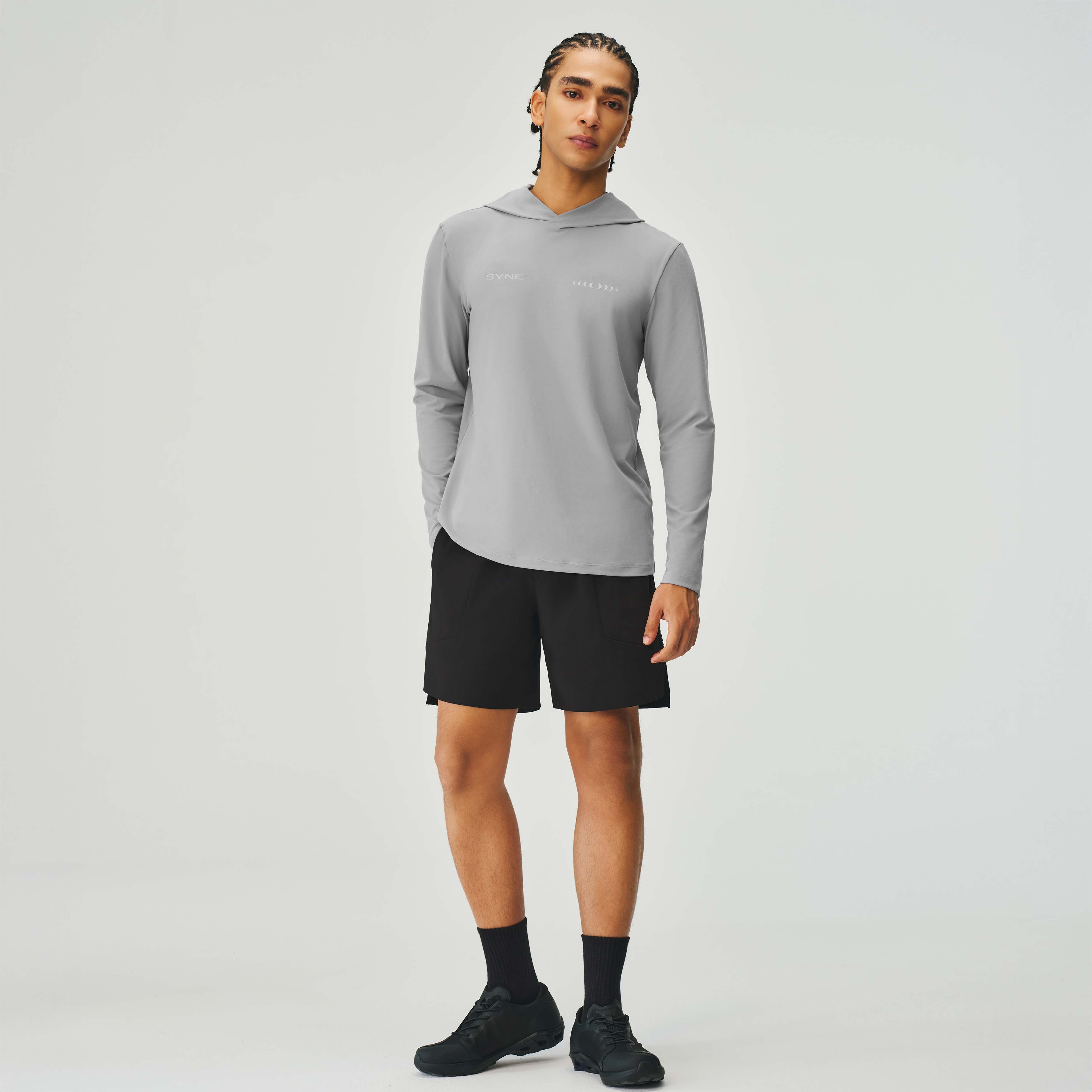 LONG-SLEEVE HOODIE TEE