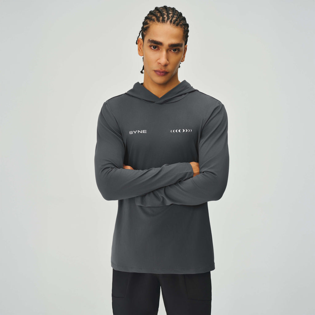 LONG-SLEEVE HOODIE TEE