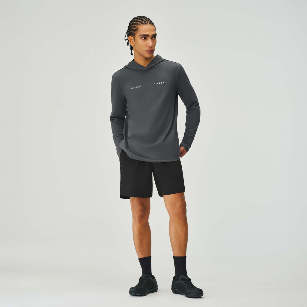 LONG-SLEEVE HOODIE TEE
